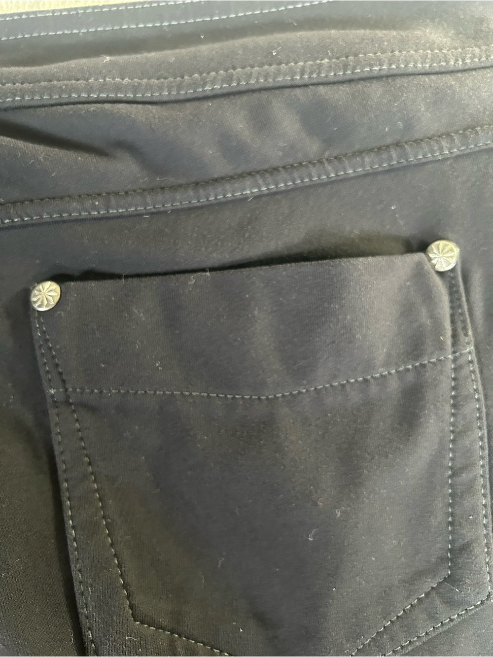 Athleta Black low rise straight leg flared Active Pants - Picture 11 of 12